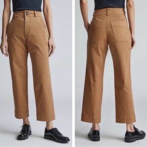Everlane Organic Straight Leg Cropped Pants